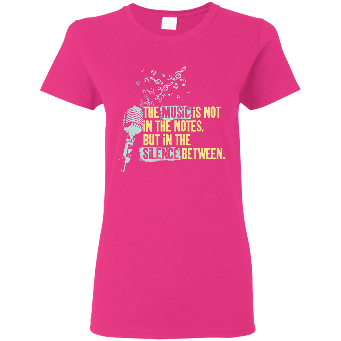 The Music Is Not in the Notes T-shirt