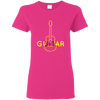Guitar Icon T-shirt - Women / Heliconia / S - { shop_name }} - Review