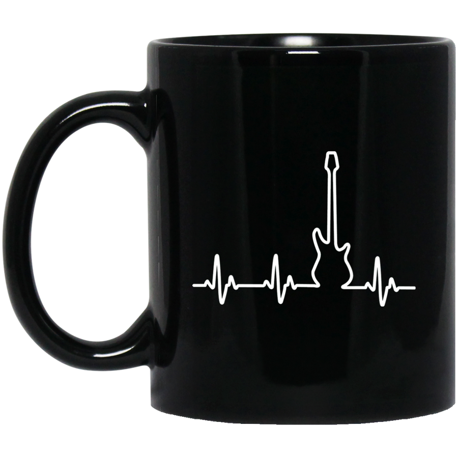 Guitar Heart Beat Mug