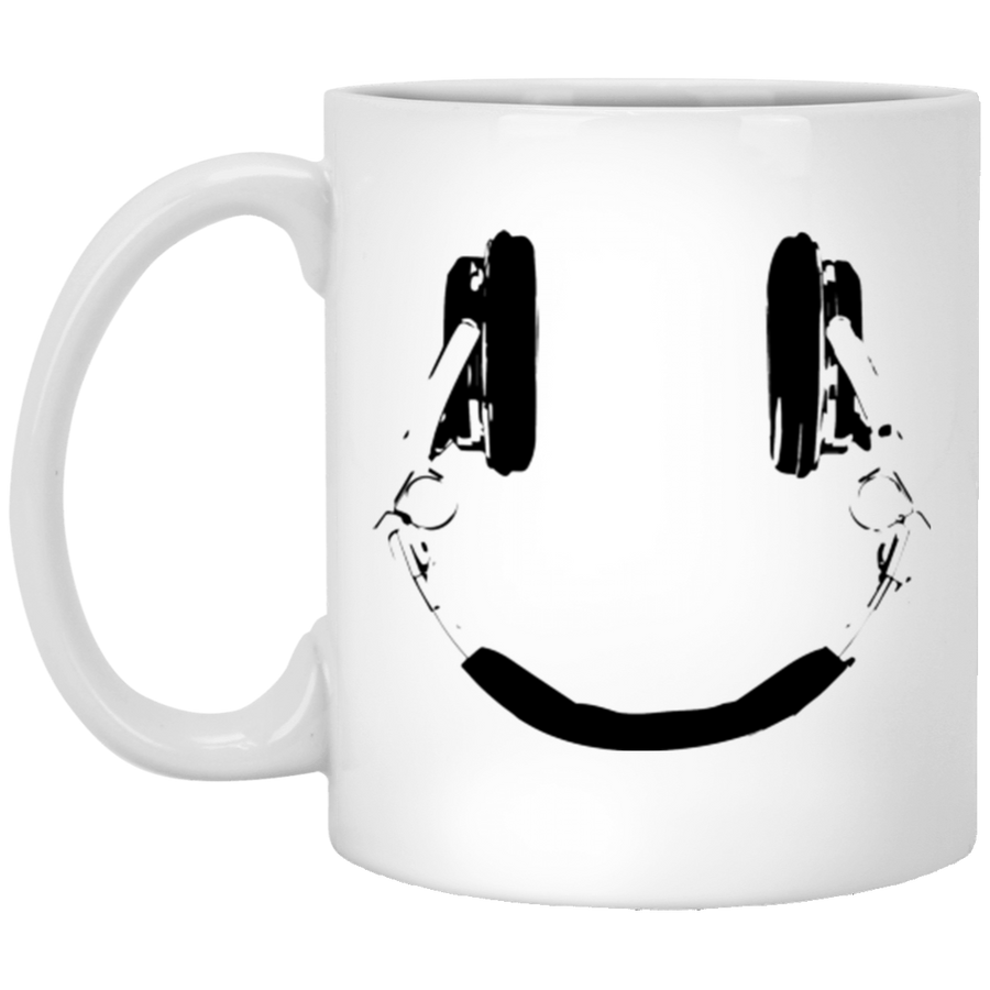 Smile Head Phone Ultra Cotton Mug