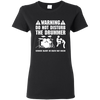 Warning Do Not Disturb The Drummer T-shirt - Women T-Shirt / Black / S - { shop_name }} - Review