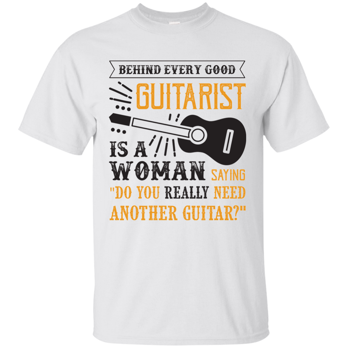 Behind Every Good Guitarist T-shirt - Artistic Pod Review