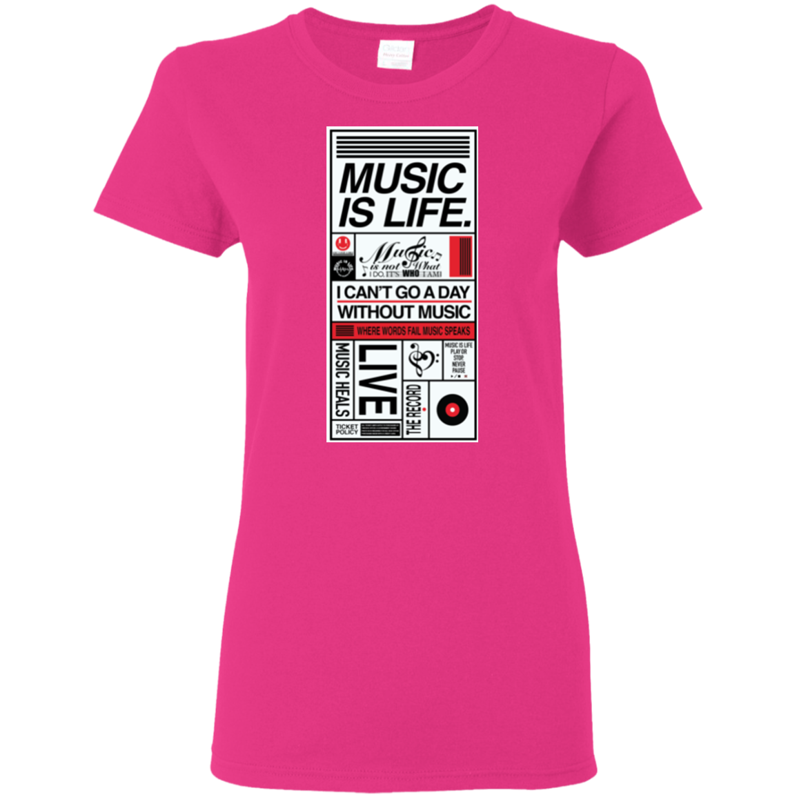 Music Is Life Playbill T-shirt