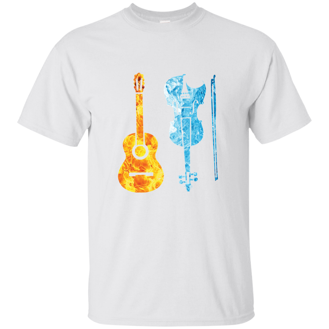Music Instrument( Fire and Ice )T-Shirt