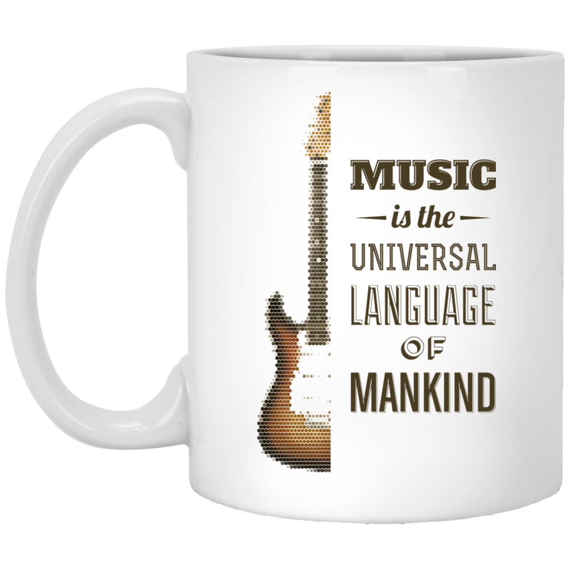 Guitar - Music Is The Universal Language Mug