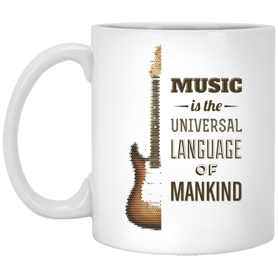 Guitar - Music Is The Universal Language Mug