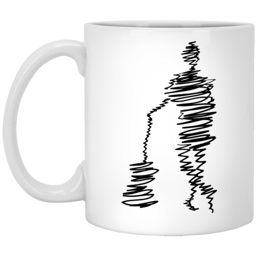 Man with Guitar Sketch Ultra Cotton Mug