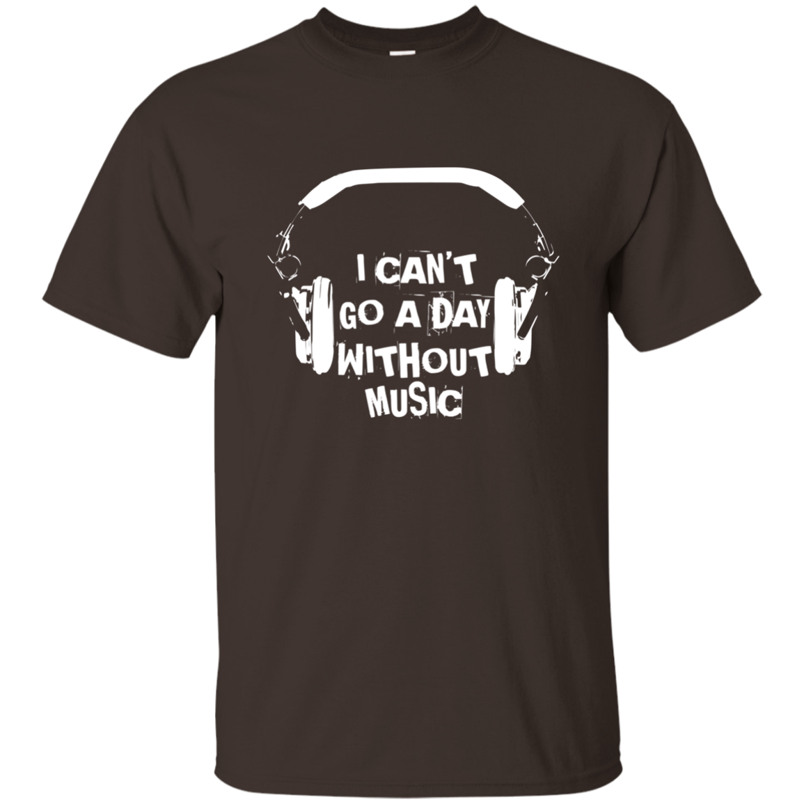 Can't Go a Day Without Music 2 Cotton T-Shirt - Artistic Pod Review