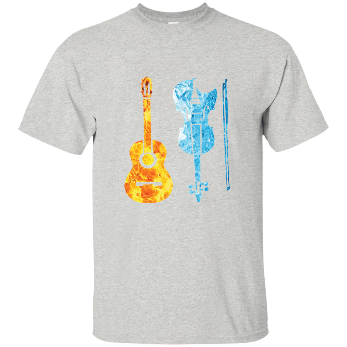 Music Instrument( Fire and Ice )T-Shirt