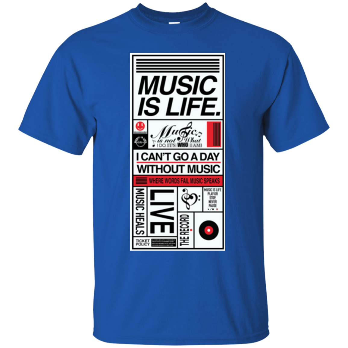 Music Is Life Playbill T-shirt
