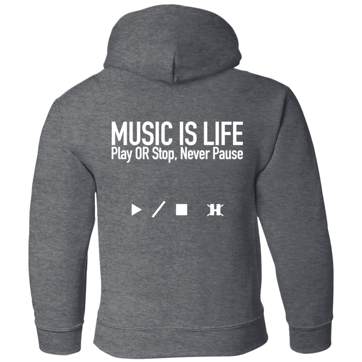 MUSIC IS LIFE Pullover Hoodie