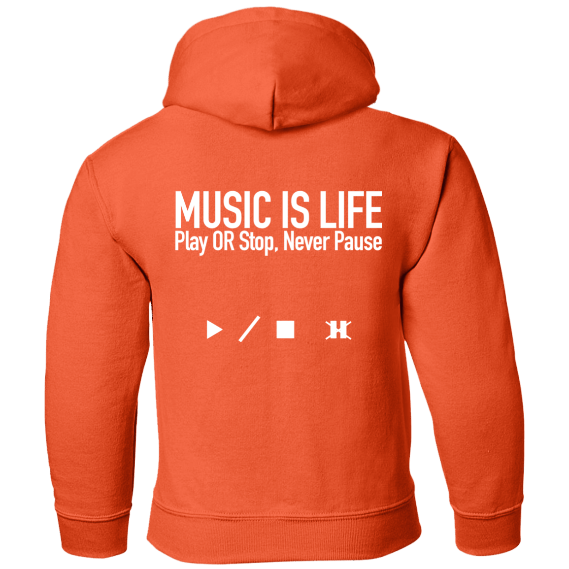 MUSIC IS LIFE Pullover Hoodie