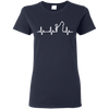 Music Heart Beat Cat T-shirt