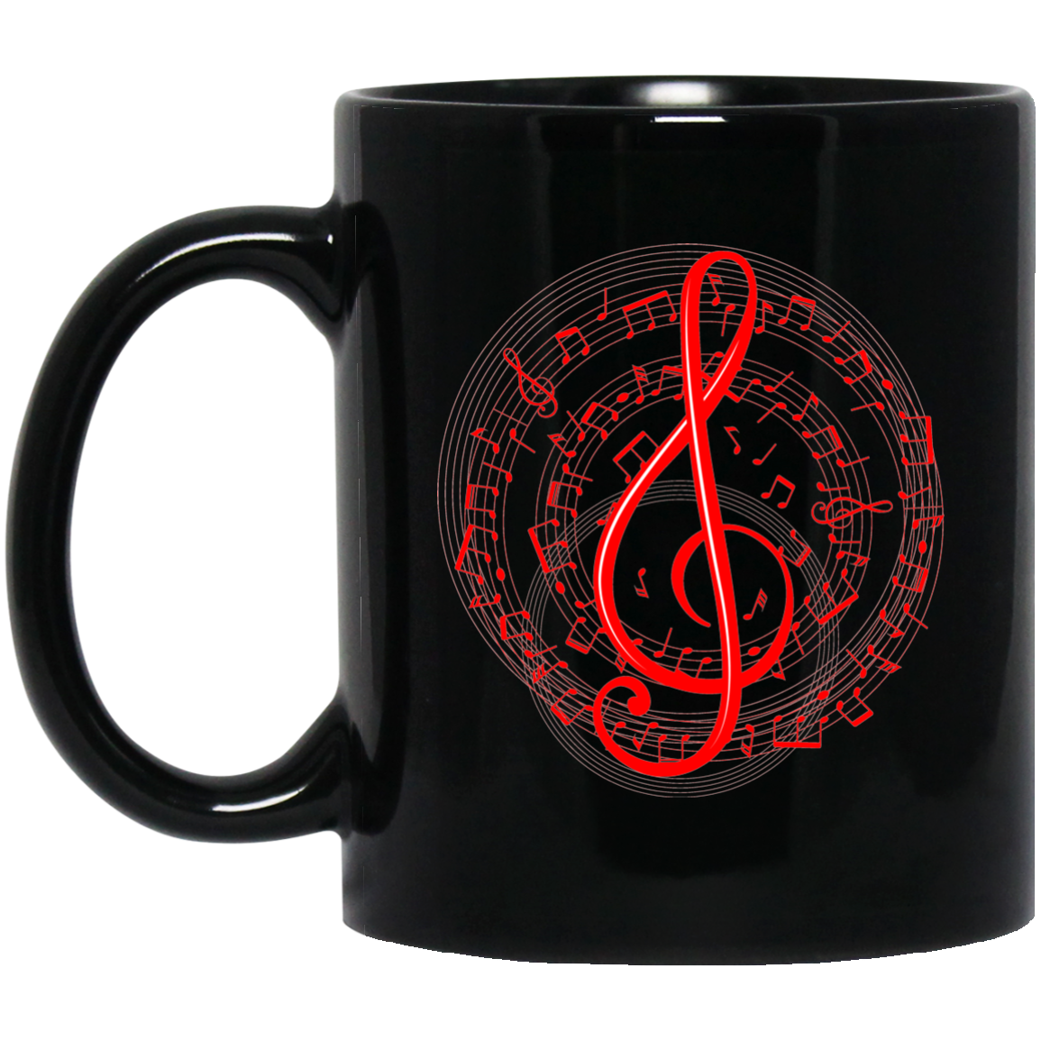 Treble Clef Spiral Score New Edition Mug