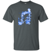 Blue Fire Two Eighth Note T-shirt - Artistic Pod Review