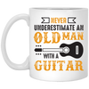 Never Underestimate An Old Man With Guitar Mug