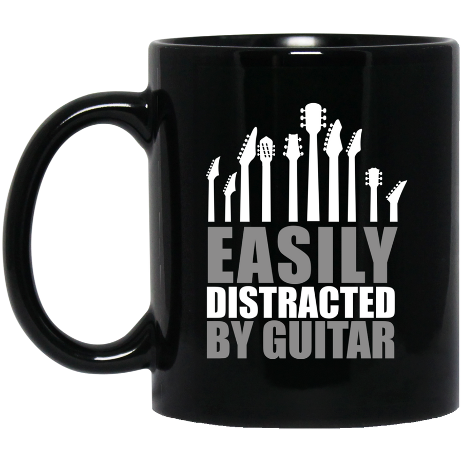 Easily Distracted By Guitar Mug - Artistic Pod Review