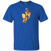 Fire Eighth Note T-shirt - Men / Royal / Small - { shop_name }} - Review