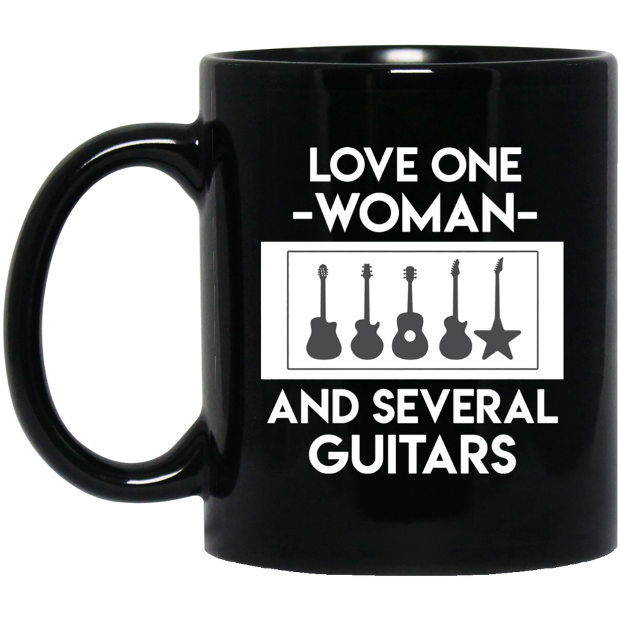 Love One Women And Several Guitar Mug