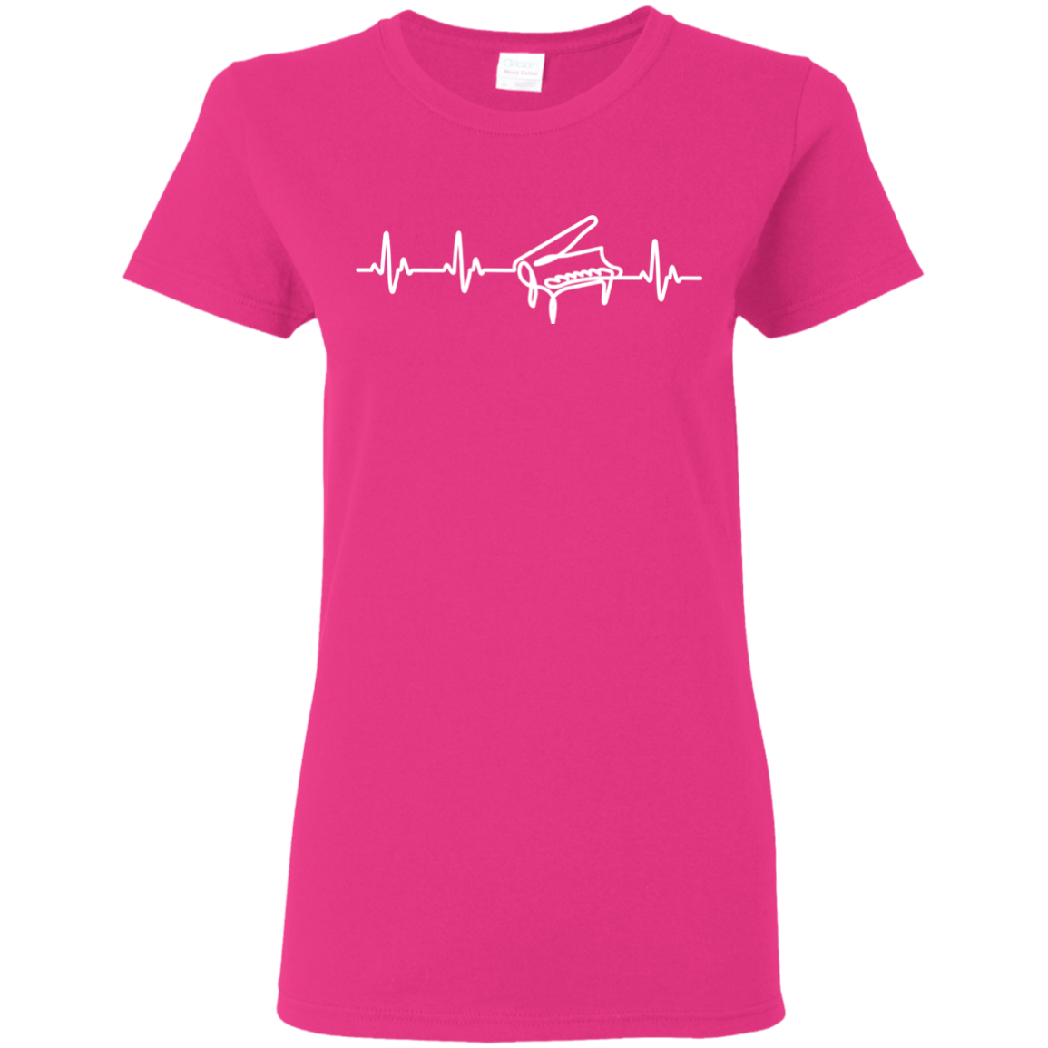 Piano Heart Beat T-shirt