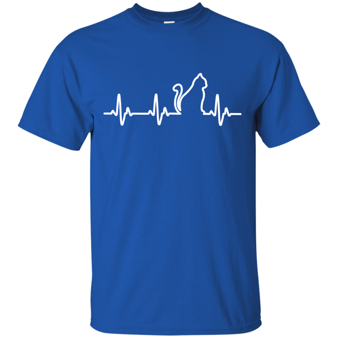 Music Heart Beat Cat T-shirt