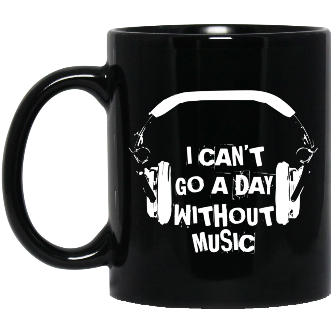 Can't Go a Day Without Music (2)11 oz. Black Mug - Artistic Pod Review