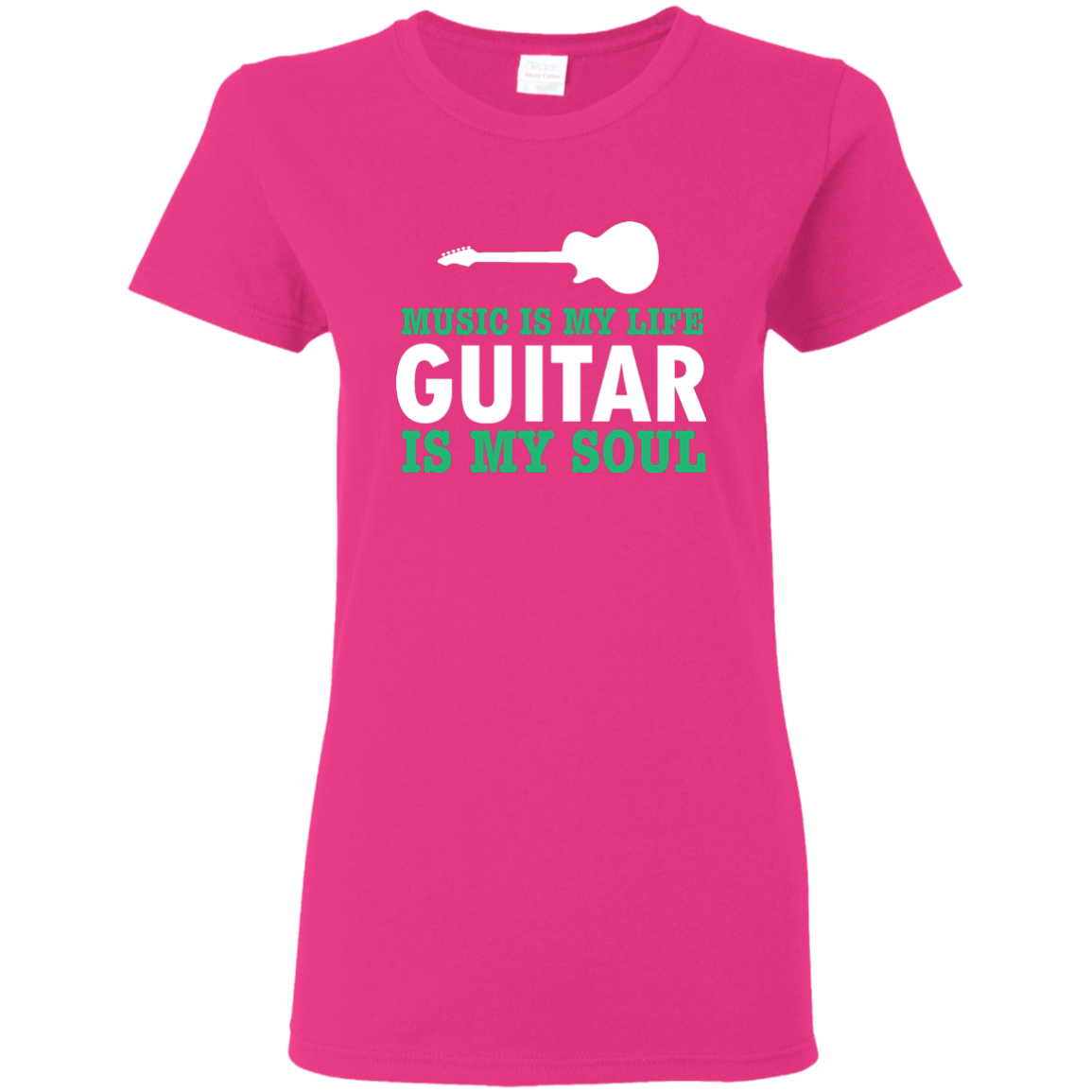 Music is my life Guitar is my soul  T-shirt