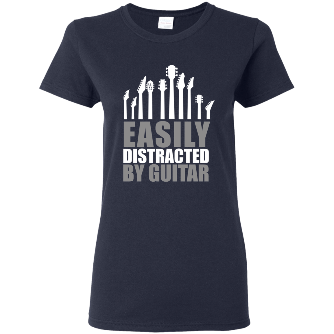 Easily Distracted by Guitar T-shirt - Artistic Pod Review