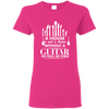 A house Is Not a Home Without a Guitar T-shirt - Women / Heliconia / S - { shop_name }} - Review