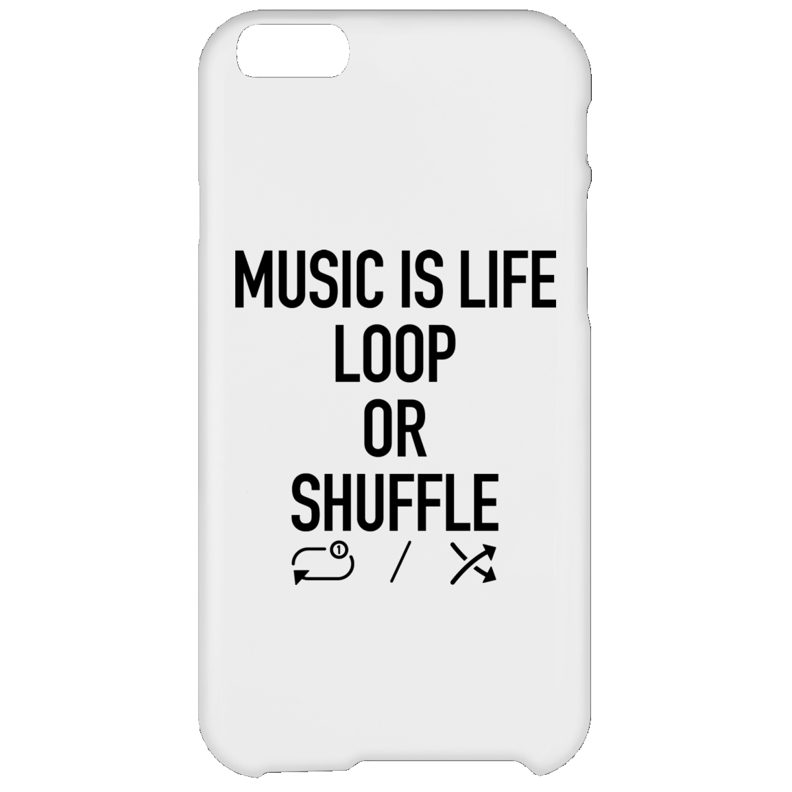 MUSIC IS LIFE iPhone 6 Plus Case
