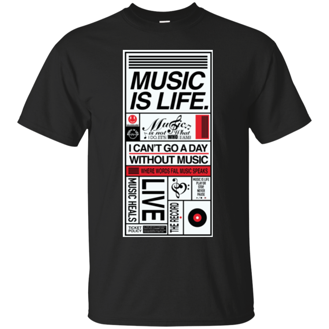 Music Is Life Playbill T-shirt