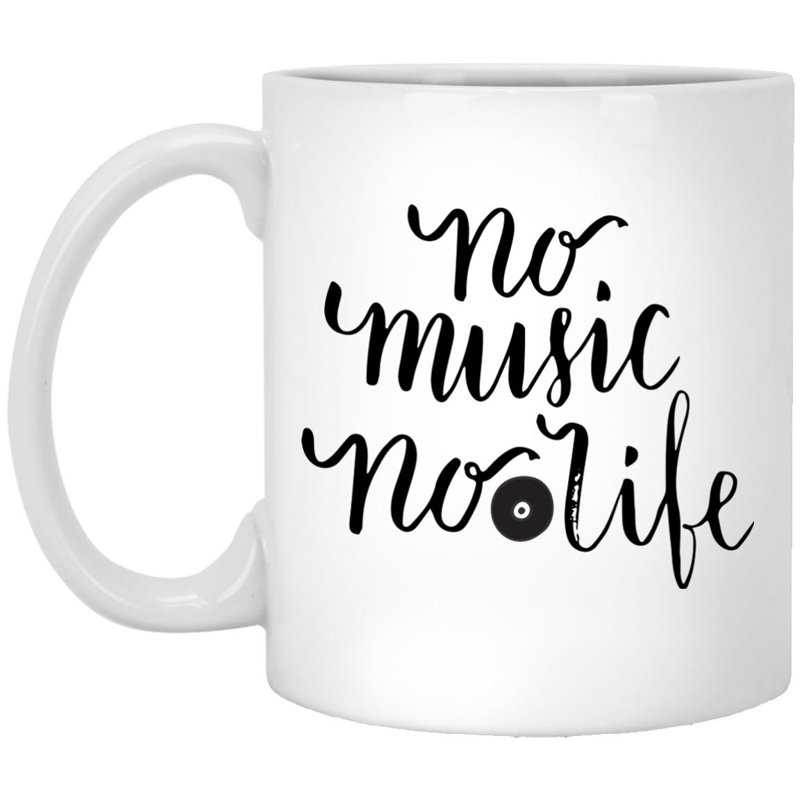 No Music No Life Quote Mug