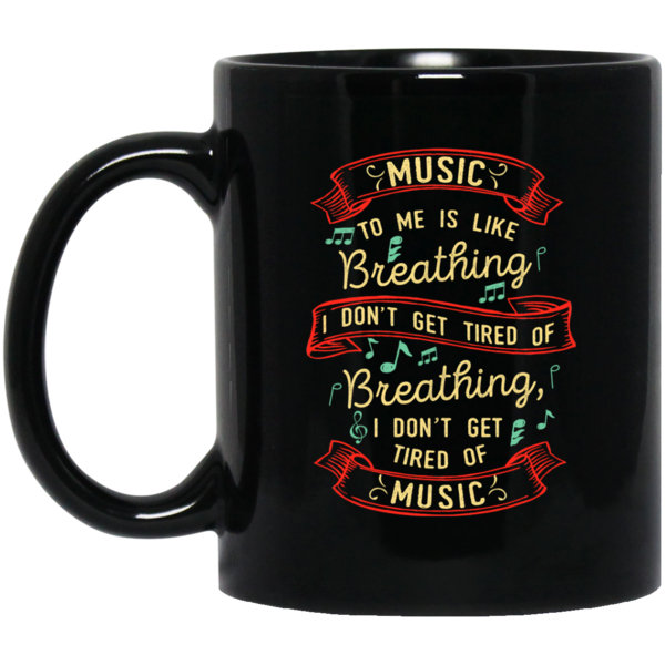 Music Is Like Breathing T-shirt