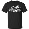 "Music Is Not What I Do" T-Shirt™ - Black / Small - { shop_name }} - Review