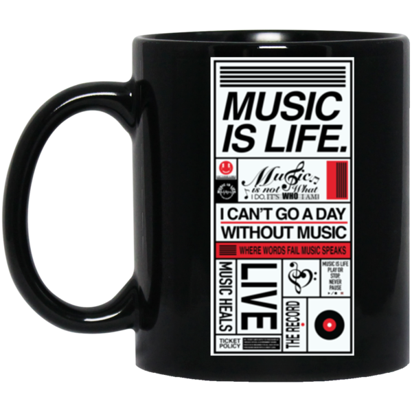 Music Is Life Playbill T-shirt