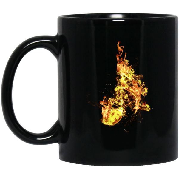 Fire Sixteenth Note T-shirt - Mug / Mug / One Size - { shop_name }} - Review