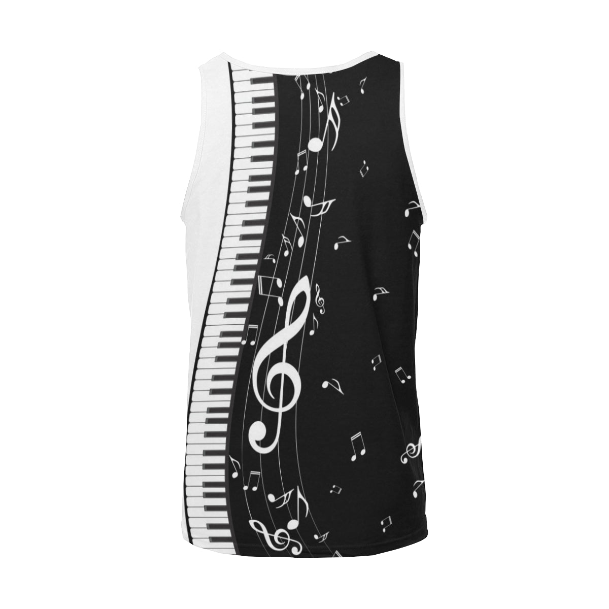 Piano And Music Notes Men's Tank Top