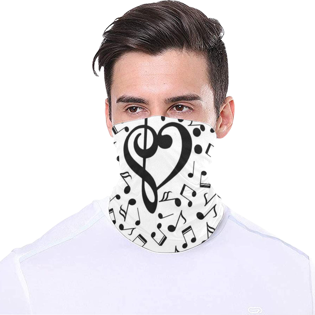 Music Notes Multifunctional Bandana(Pack of 3)