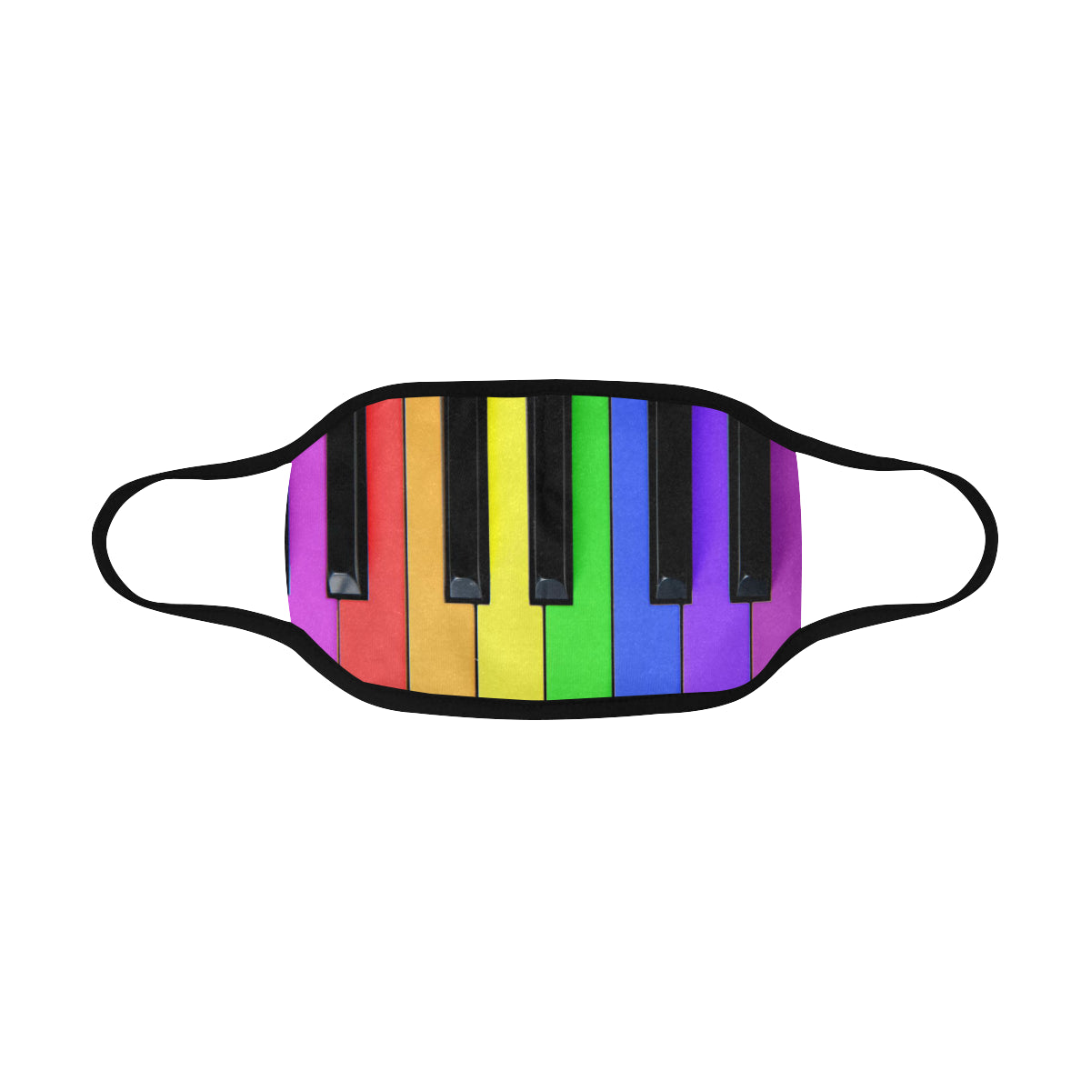 Rainbow Piano Keys Mask
