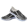 Piano Key Pattern Mesh Shoes