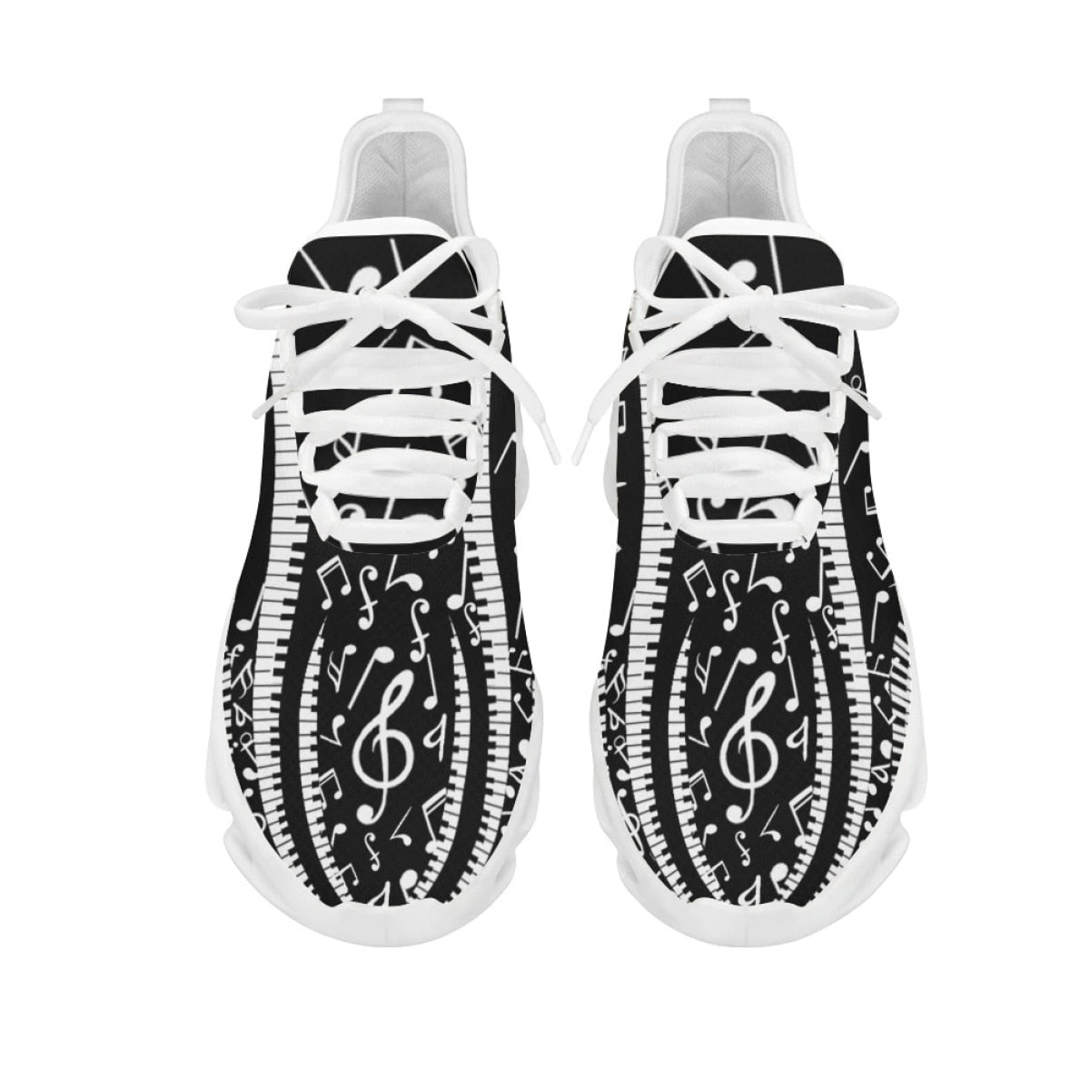 Music & Piano Pattern Sneakers