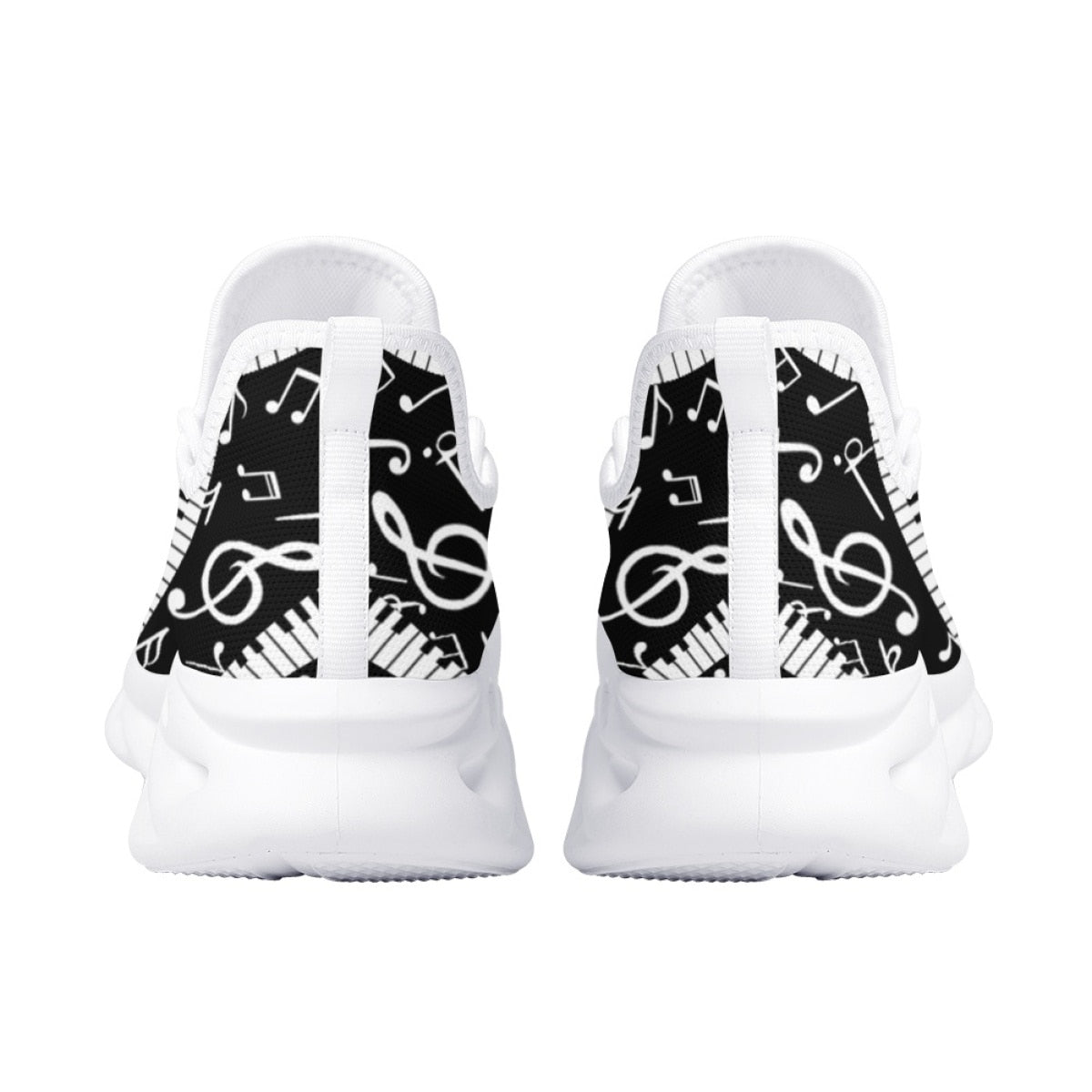 Music & Piano Pattern Sneakers