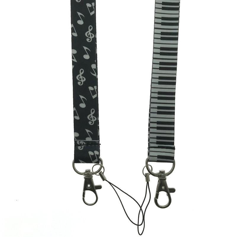 Piano Key Musical Note Neck Strap