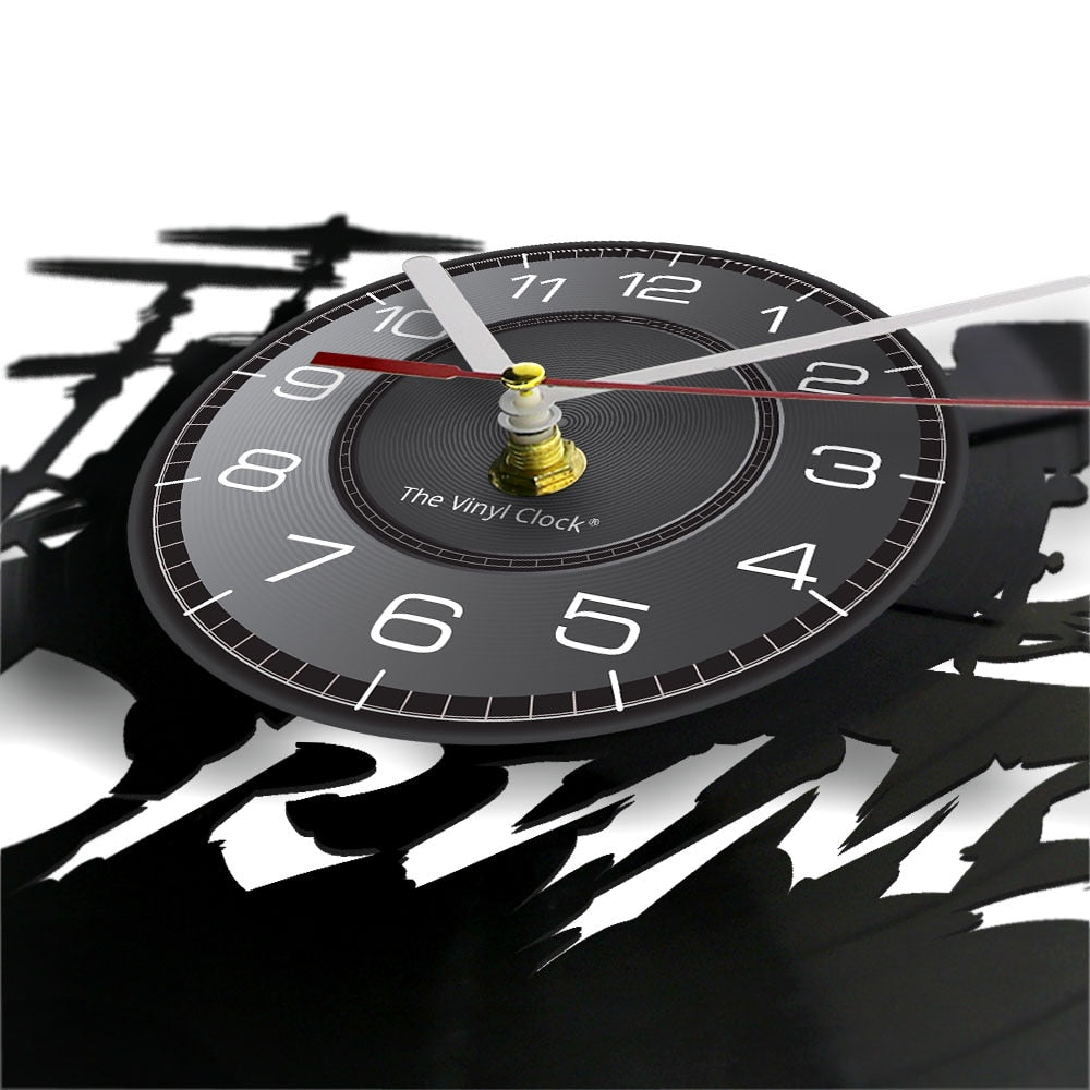 DRUMS LED Colorful Vinyl Record Clock