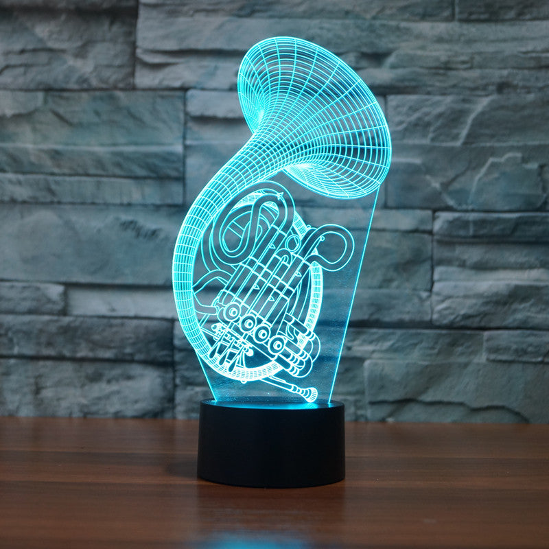 Music Instruments 3D Lamp
