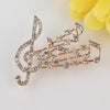 Free - Crystal Music Notes Brooch