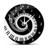 Piano Music Notes Wall Clock