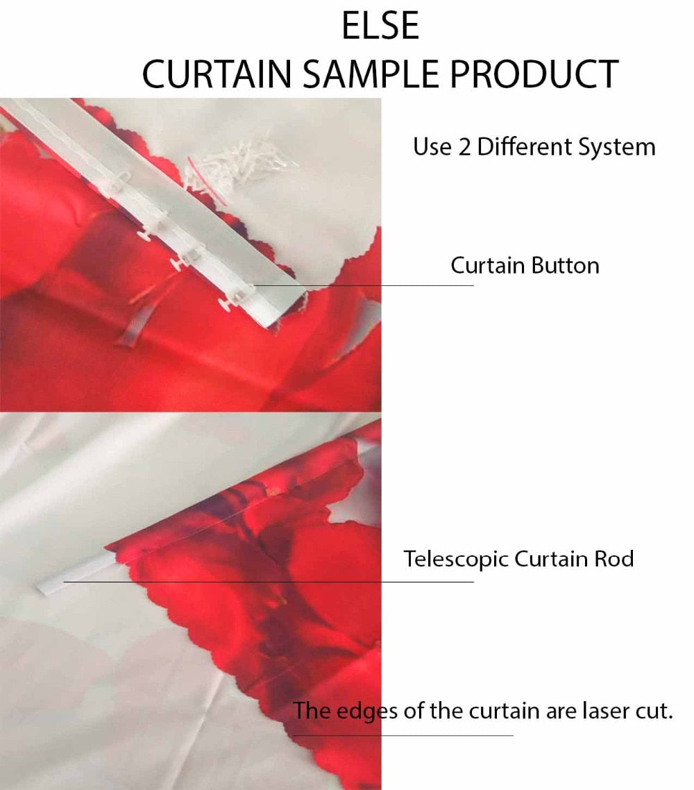 Vintage Rose Music Curtain