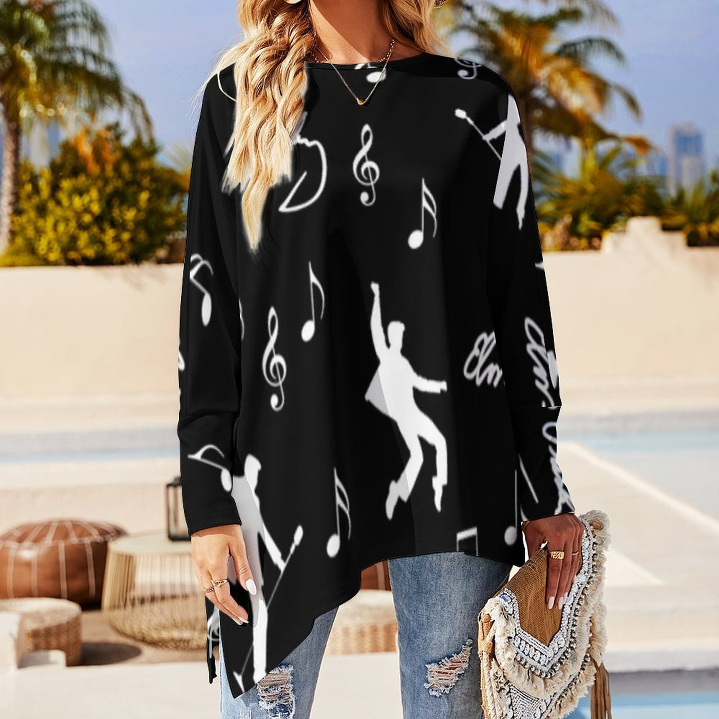 Music Note Big Size Shirt