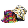 Music Print Double-Sided Bucket Hat